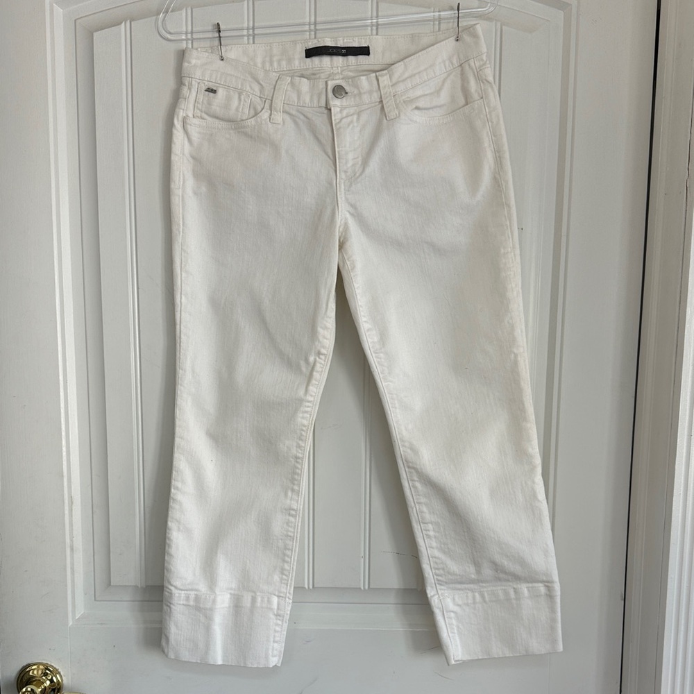 Joe's Jeans Women's Cropped White Jeans